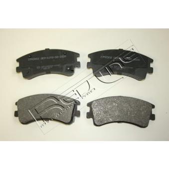 Jeu de 4 plaquettes de frein avant RED-LINE OEM GJYF3328ZB