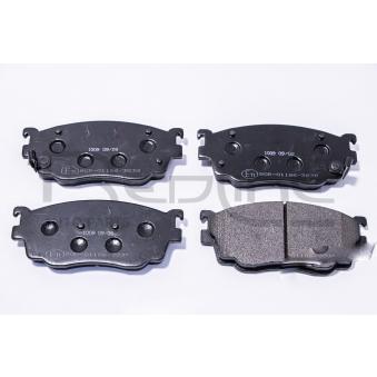 Jeu de 4 plaquettes de frein avant RED-LINE OEM G1YC3328ZB