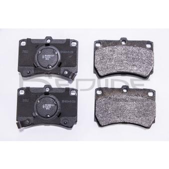 Jeu de 4 plaquettes de frein avant RED-LINE OEM BG3449280A