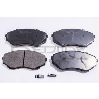 Jeu de 4 plaquettes de frein avant RED-LINE 27MZ022 pour CADILLAC ELDORADO E2000 - 97cv