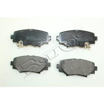 Jeu de 4 plaquettes de frein arrière RED-LINE [27MZ043]