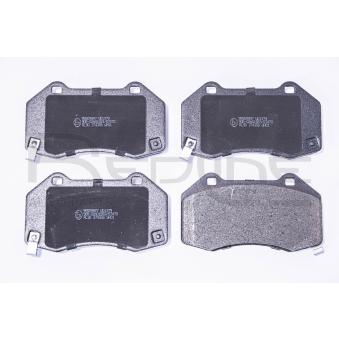 Jeu de 4 plaquettes de frein avant RED-LINE OEM NAYF3328Z