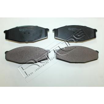 Jeu de 4 plaquettes de frein avant RED-LINE 27NI003 pour HONDA SHUTTLE 3.2 TD - 110cv