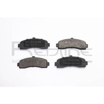 Jeu de 4 plaquettes de frein avant RED-LINE [27NI012]