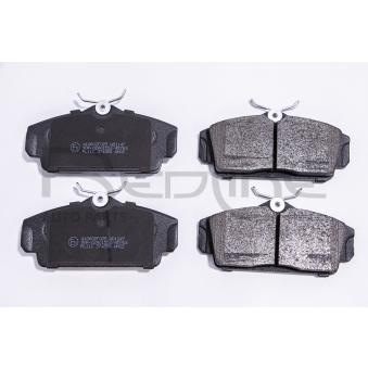 Jeu de 4 plaquettes de frein avant RED-LINE [27NI016]