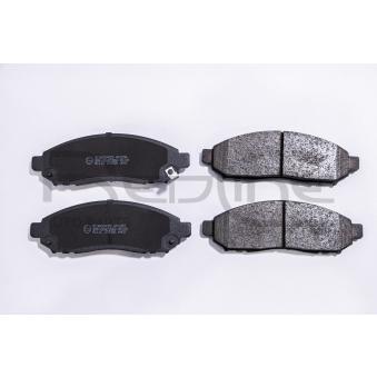 Jeu de 4 plaquettes de frein avant RED-LINE OEM DA060EB326 Jeu de 4 plaquettes de frein avant RED-LINE OEM DA060EB326