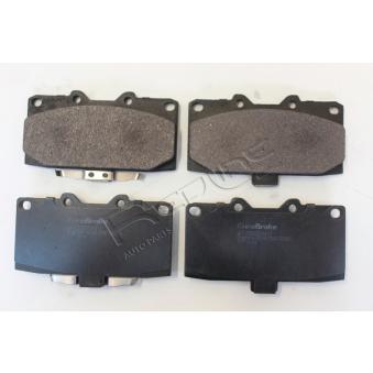 Jeu de 4 plaquettes de frein avant RED-LINE OEM AY040NS037