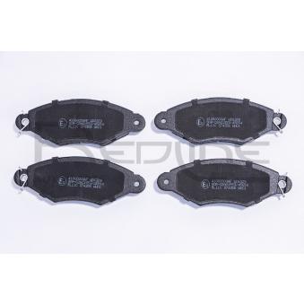 Jeu de 4 plaquettes de frein avant RED-LINE OEM 4106000QAG