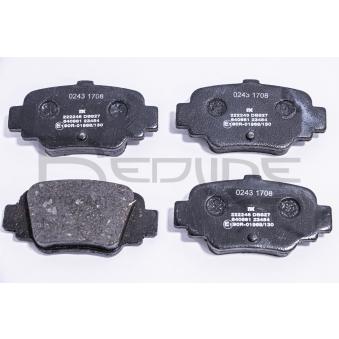 Jeu de 4 plaquettes de frein arrière RED-LINE OEM 4406099B85