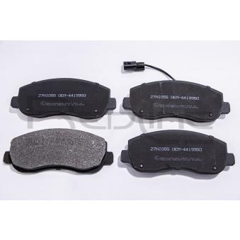 Jeu de 4 plaquettes de frein avant RED-LINE OEM 4106000Q1E Jeu de 4 plaquettes de frein avant RED-LINE OEM 4106000Q1E