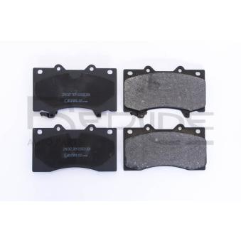 Jeu de 4 plaquettes de frein avant RED-LINE OEM d1o6o1lb2a