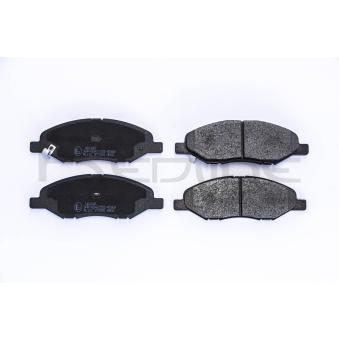 Jeu de 4 plaquettes de frein avant RED-LINE OEM D1060JN00A