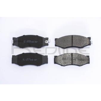 Jeu de 4 plaquettes de frein avant RED-LINE OEM DA06M31E86