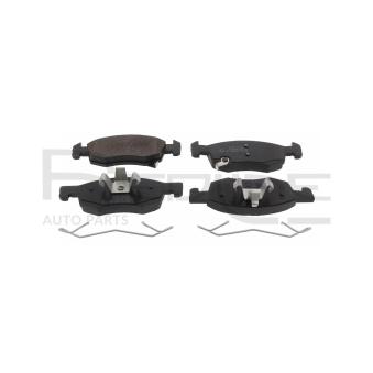 Jeu de 4 plaquettes de frein avant RED-LINE OEM 95517028