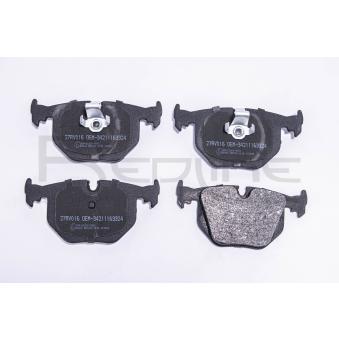 Jeu de 4 plaquettes de frein arrière RED-LINE OEM 34212357231