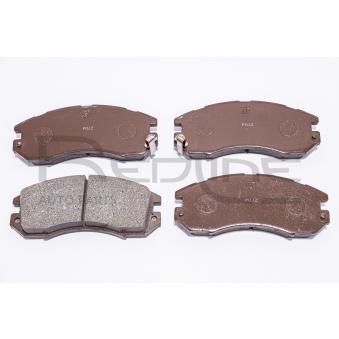 Jeu de 4 plaquettes de frein avant RED-LINE OEM 26296AA101