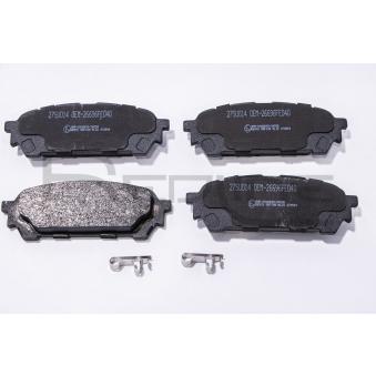 Jeu de 4 plaquettes de frein arrière RED-LINE OEM 26696FE040