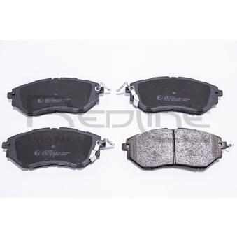 Jeu de 4 plaquettes de frein avant RED-LINE [27SU019]