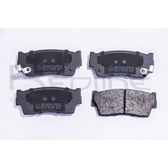 Jeu de 4 plaquettes de frein avant RED-LINE [27SZ005]