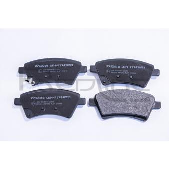 Jeu de 4 plaquettes de frein avant RED-LINE [27SZ016]