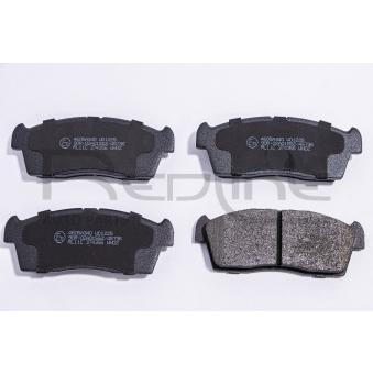 Jeu de 4 plaquettes de frein avant RED-LINE OEM 4605A340