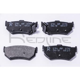 Jeu de 4 plaquettes de frein arrière RED-LINE OEM 5586064B00 Jeu de 4 plaquettes de frein arrière RED-LINE OEM 5586064B00