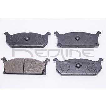 Jeu de 4 plaquettes de frein avant RED-LINE 27SZ024