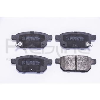 Jeu de 4 plaquettes de frein arrière RED-LINE OEM 5580068l10000