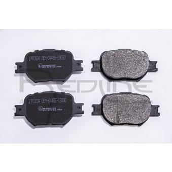 Jeu de 4 plaquettes de frein avant RED-LINE OEM 0446520500 Jeu de 4 plaquettes de frein avant RED-LINE OEM 0446520500