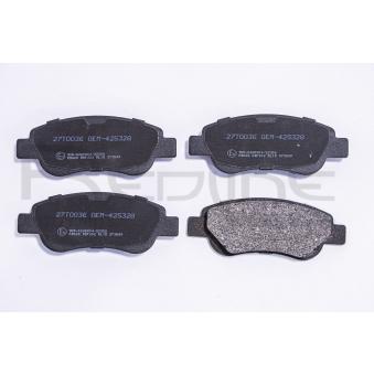 Jeu de 4 plaquettes de frein avant RED-LINE [27TO036]