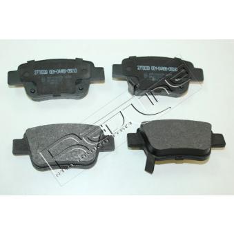 Jeu de 4 plaquettes de frein arrière RED-LINE OEM 0446605010