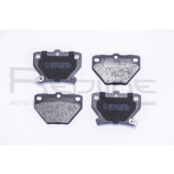 Jeu de 4 plaquettes de frein arrière RED-LINE OEM 0446652010 Jeu de 4 plaquettes de frein arrière RED-LINE OEM 0446652010