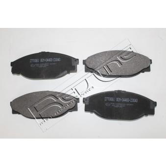 Jeu de 4 plaquettes de frein avant RED-LINE OEM 0446526330