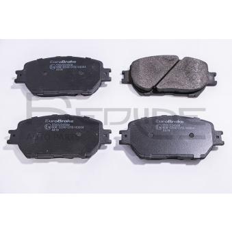 Jeu de 4 plaquettes de frein avant RED-LINE OEM 0446533320