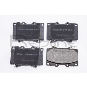 Jeu de 4 plaquettes de frein avant RED-LINE OEM 0446560160