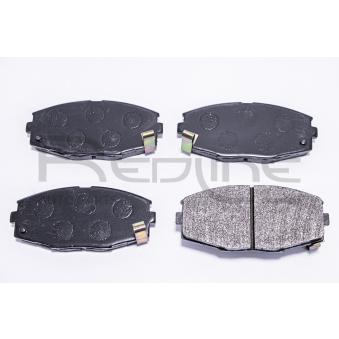 Jeu de 4 plaquettes de frein avant RED-LINE OEM 0446514140