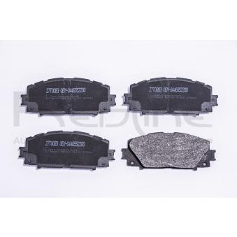 Jeu de 4 plaquettes de frein avant RED-LINE [27TO083]