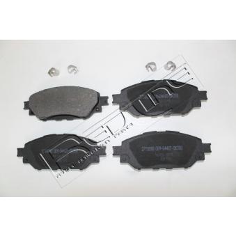 Jeu de 4 plaquettes de frein avant RED-LINE OEM 044650K420