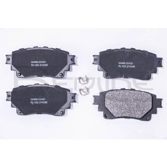 Jeu de 4 plaquettes de frein arrière RED-LINE OEM 0446630360