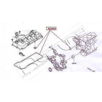 Jeu de joints d'étanchéité, carter de distribution RED-LINE OEM 13270BX000 Jeu de joints d'étanchéité, carter de distribution RED-LINE OEM 13270BX000