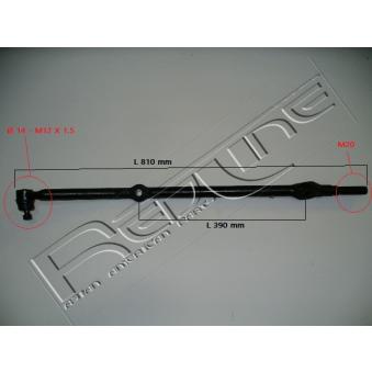 Barre de direction avant droit RED-LINE 40JE005 pour CITROEN JUMPY 4.0 - 178cv