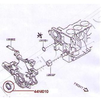 Bague d'étanchéité, vilebrequin RED-LINE OEM 135101F700
