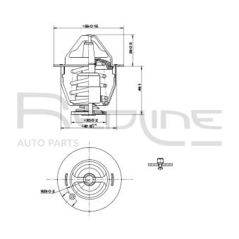 Thermostat d'eau RED-LINE OEM 9091603127