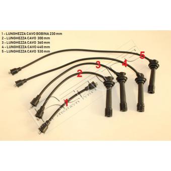 Kit de câbles d'allumage RED-LINE OEM 3370057B20 Kit de câbles d'allumage RED-LINE OEM 3370057B20