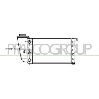 Radiateur, refroidissement du moteur PRASCO AB017R002 pour MAZDA PREMACY 1.0 Fire - 44cv