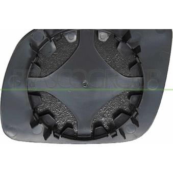 Verre de rétroviseur, rétroviseur extérieur PRASCO [AD0167501]