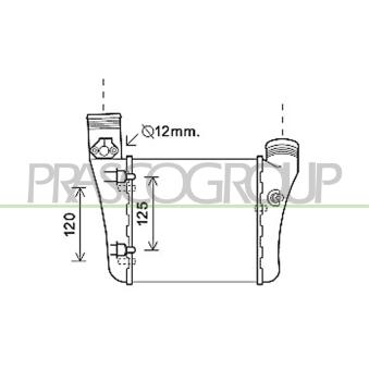 Intercooler, échangeur PRASCO AD022N001