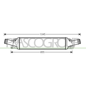 Intercooler, échangeur PRASCO AD024N002