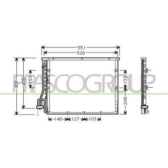 Condenseur, climatisation PRASCO OEM 64538367946
