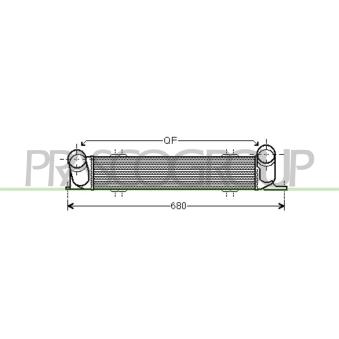 Intercooler, échangeur PRASCO BM024N002